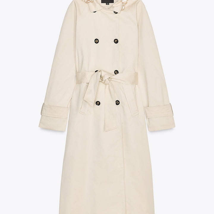 Moudda ZARA - Trench Long Coton - Foulard Multi-usage - Tunisie 1