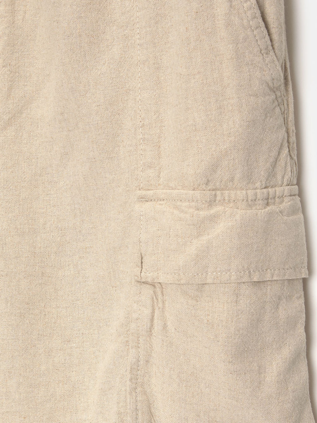 Moudda PULL & BEAR - Bermuda Trunk Cargo Lin Rustique - Tunisie 2