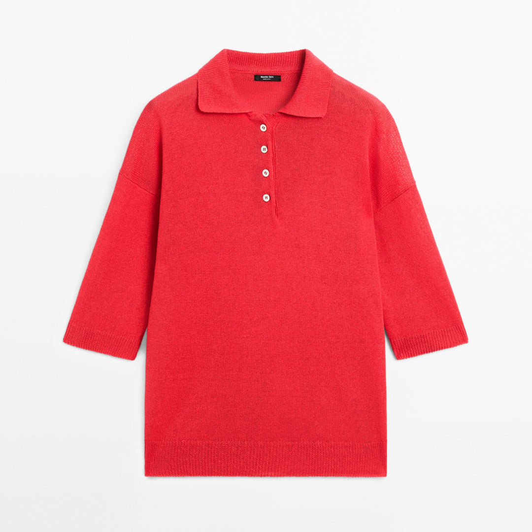 Moudda Massimo Dutti - Pull Polo Oversize - Coton/Lin - Tunisie 2