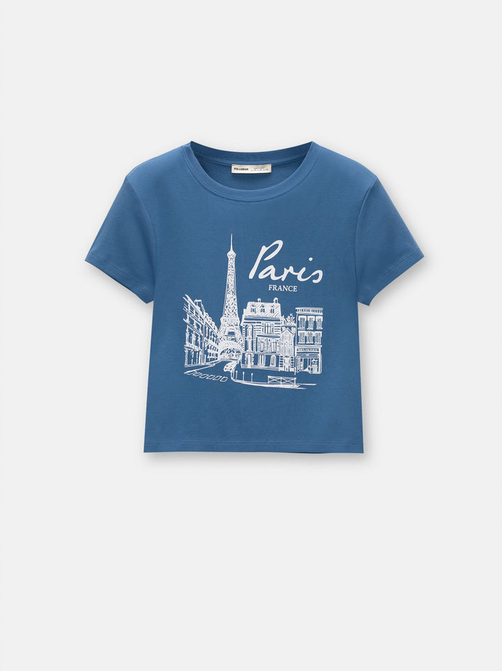 Moudda PULL & BEAR - Body Graphique Villes Ligne - Tunisie 2
