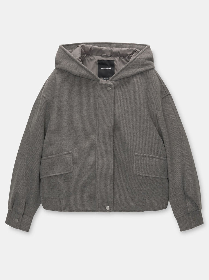 Moudda PULL & BEAR - Veste Bomber Capuche Rustique - Tunisie 1
