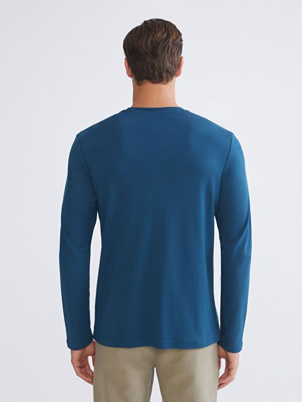 Moudda LC Waikiki - Sweatshirt imprimé basique pour Homme - Tunisie 4
