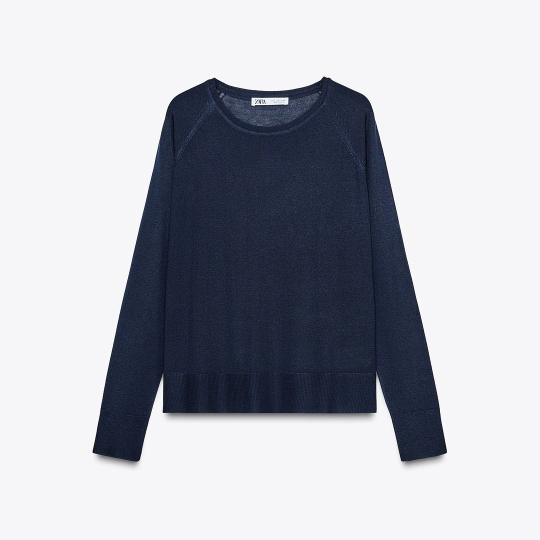 Moudda ZARA - Pull 50/50 - Col Caja & Manches Raglan - Tunisie 1