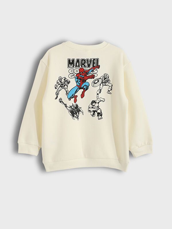 Moudda LC Waikiki - Sweatshirt en jersey sous licence Garçon Beige clair - Tunisie 2