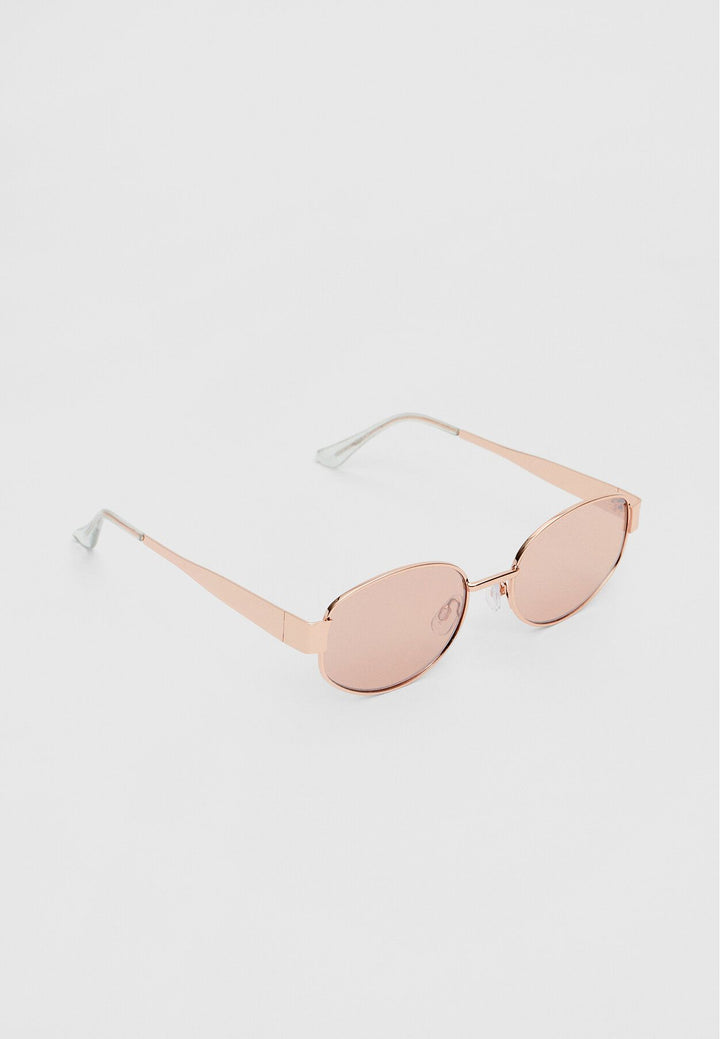 Moudda STRADIVARIUS - Lunettes Rose Pâle à Branches Métalliques - Tunisie 4