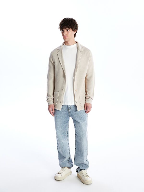 Moudda LC Waikiki - Cardigan en tricot Homme Beige clair - Tunisie 3