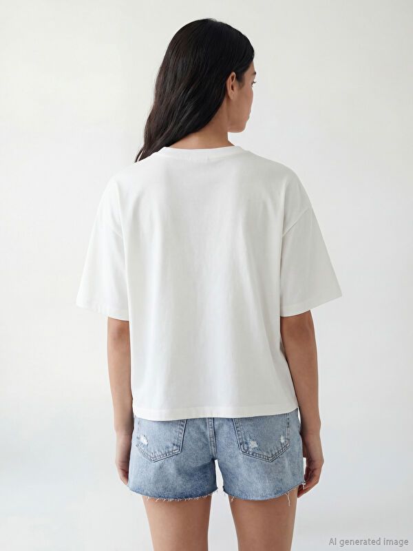 Moudda LC Waikiki - Body manches courtes en jersey pour Femme - Tunisie 4