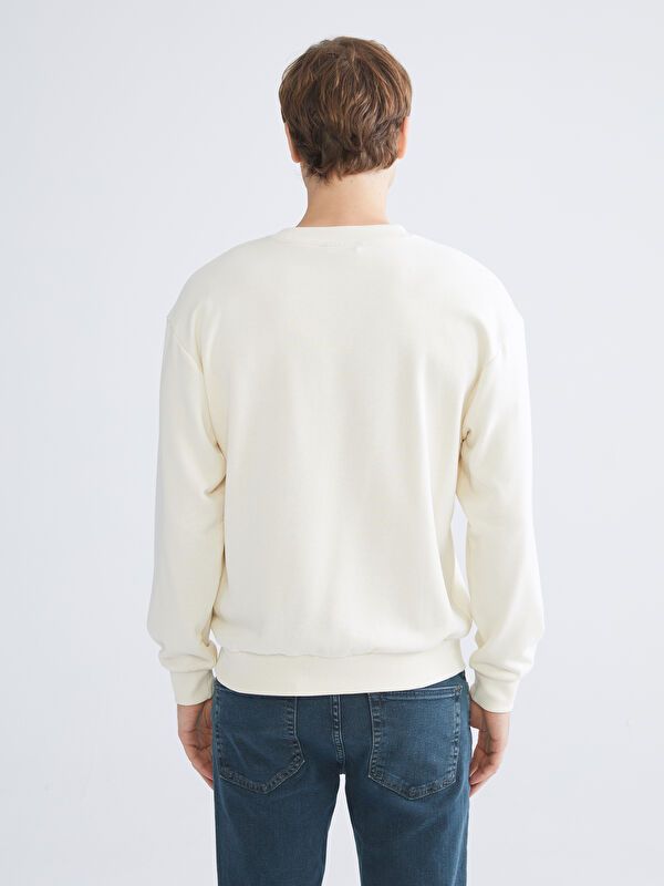 Moudda LC Waikiki - Sweatshirt en jersey Homme Beige pâle - Tunisie 4