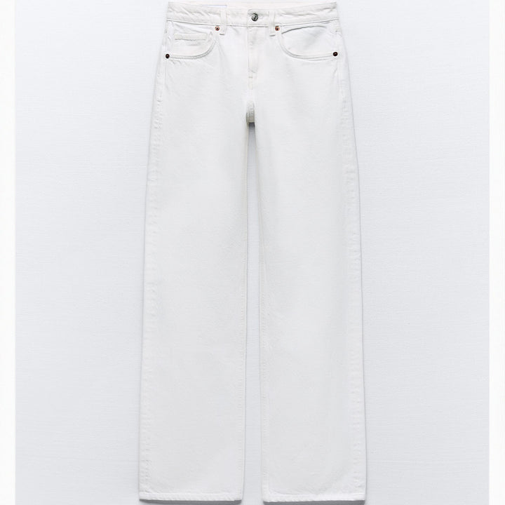 Moudda ZARA - Pantalon jambe large taille mi-haute longueur complète - Tunisie 3
