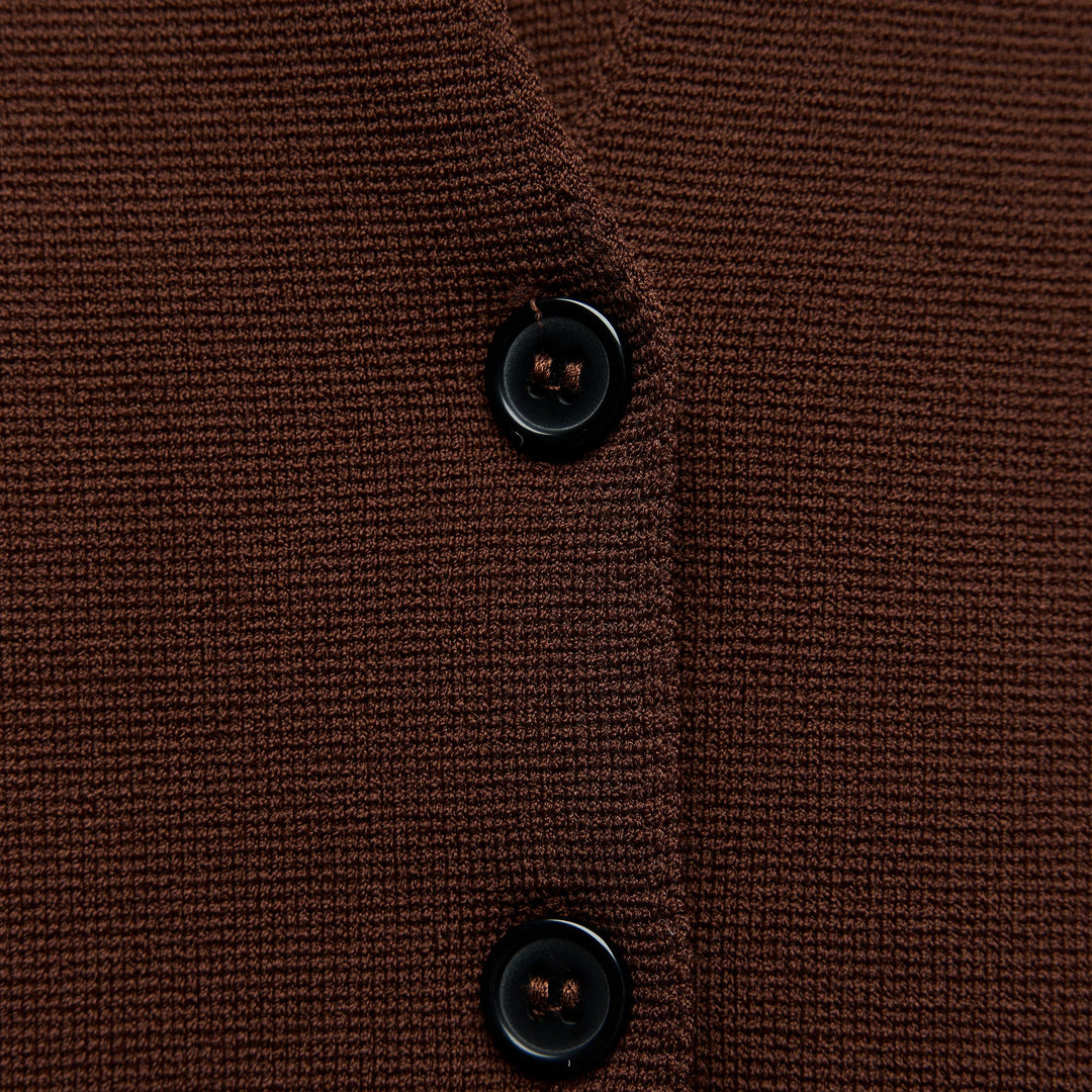 Moudda ZARA - Gilet tailleur col en V boutons et poches - Tunisie 3
