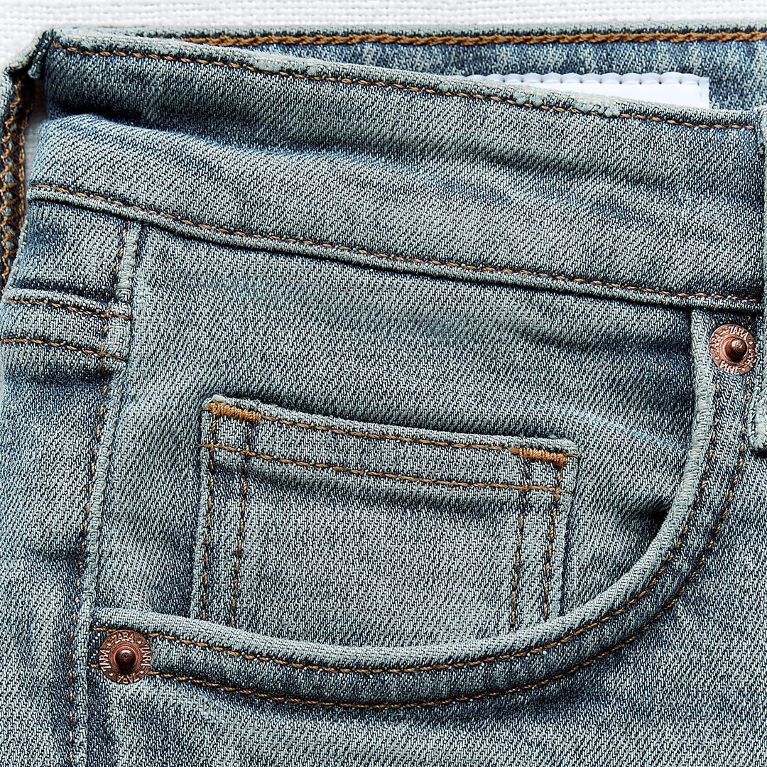 Moudda ZARA - Pantalon évasé court 5 poches taille haute ourlet brut - Tunisie 5