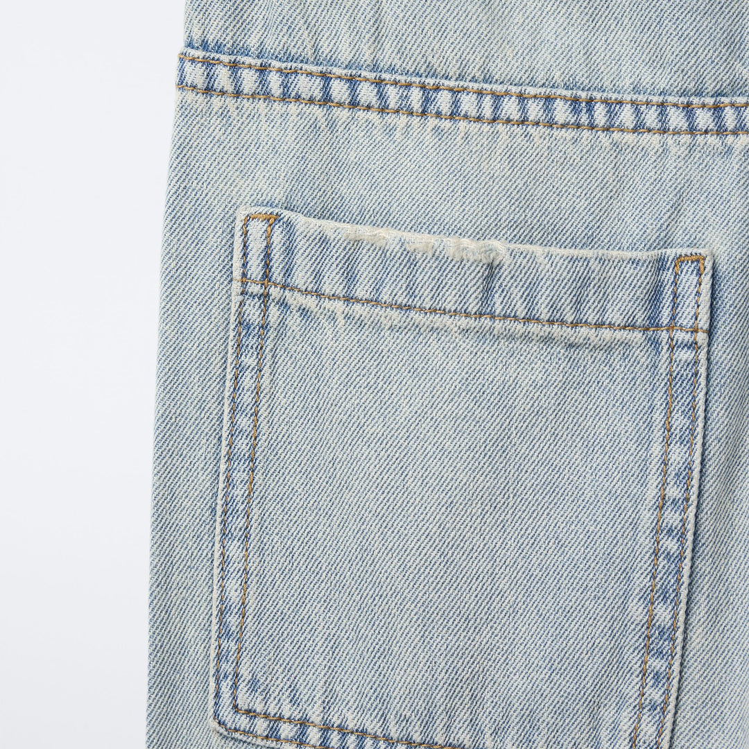 Moudda ZARA - Pantalon Denim Relax - Dirty (Total Look) - Tunisie 4