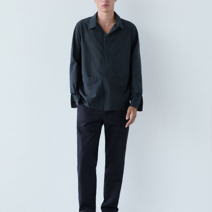 Moudda Massimo Dutti - Pantalon sergé coton/lin coupe fuselée - Tunisie 7