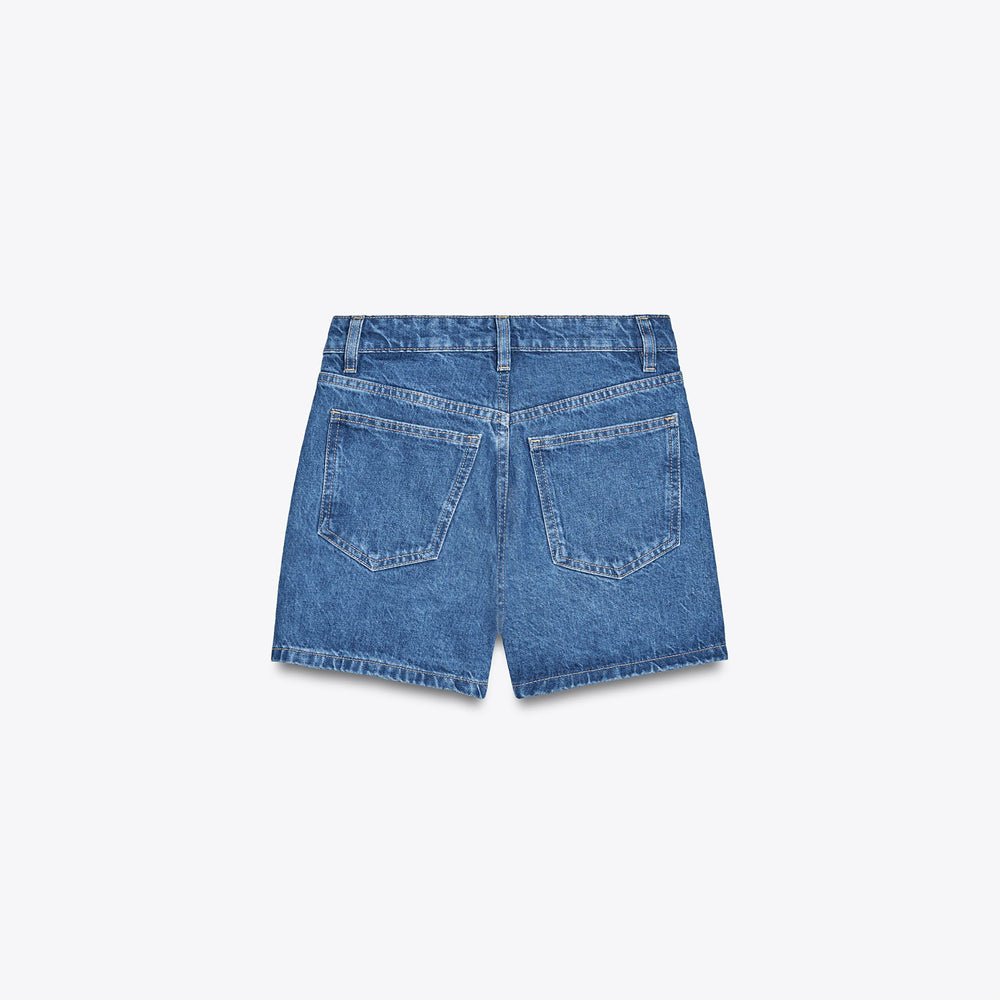 Moudda ZARA - Bermuda - Mom Fit, Taille Croisée & Taille Haute Rigide - Tunisie 2