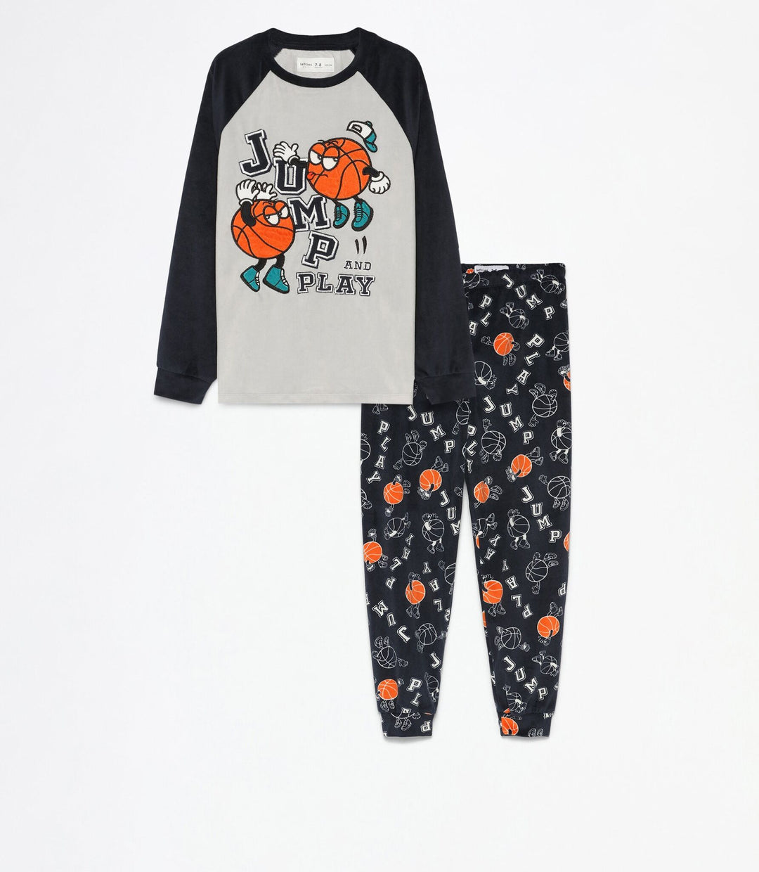 Moudda Lefties - Pyjama Velours - Patch Basketball Garçon - Tunisie 1
