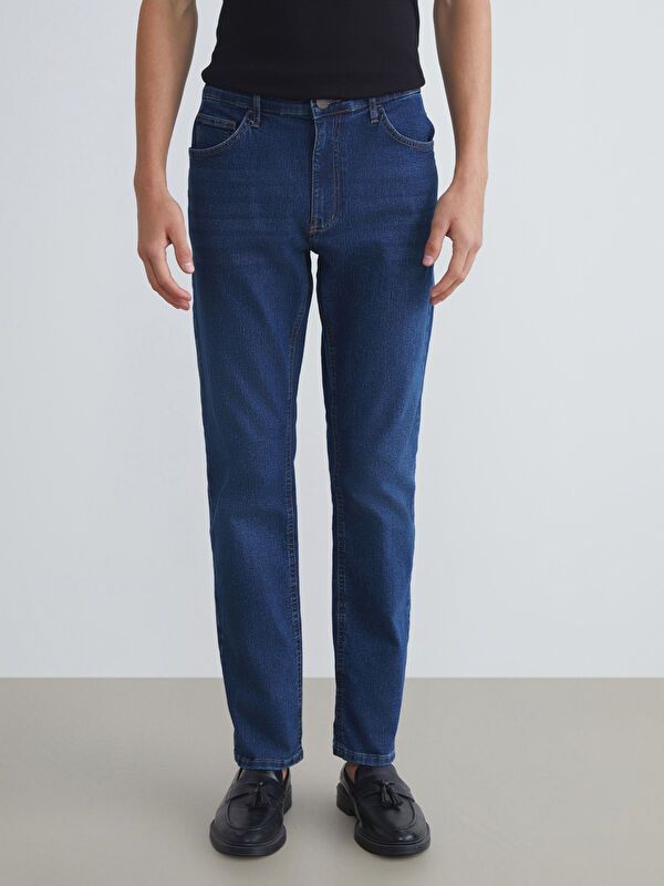 Moudda LC Waikiki - Pantalon jean tissé basique Homme Rodéo noir - Tunisie 2