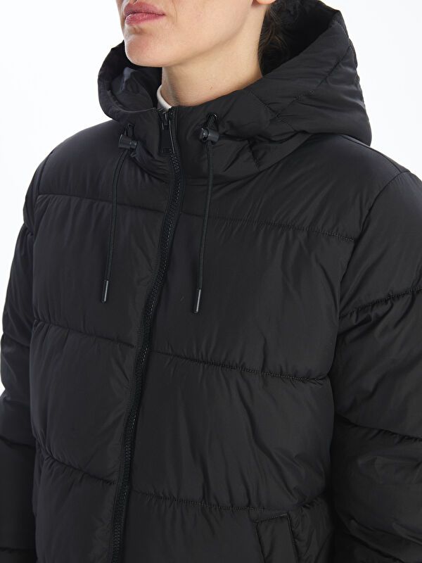 Moudda LC Waikiki - Manteau matelassé en nylon Femme Noir - Tunisie 3