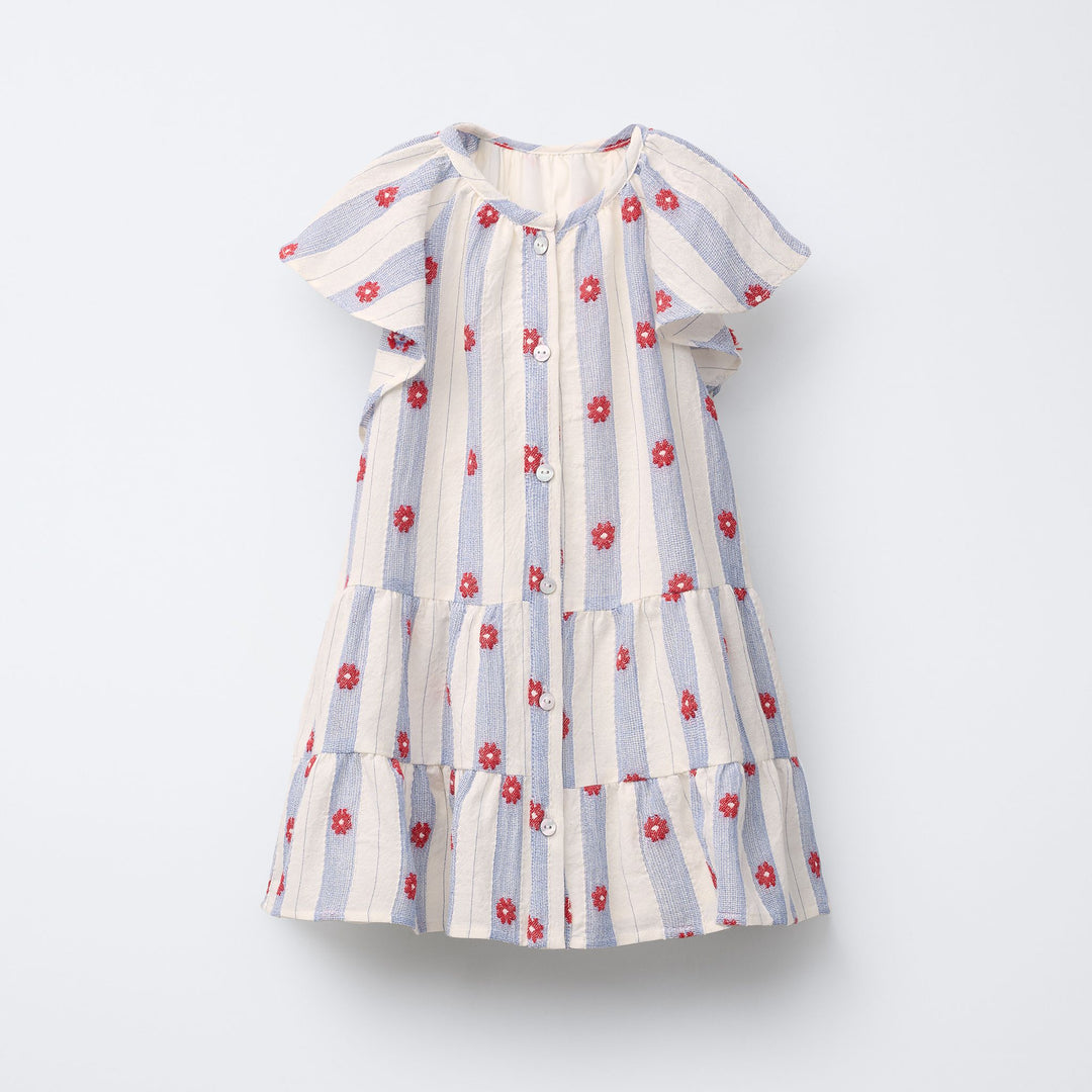 Moudda ZARA - Robe Enfant Jacquard Fleurs - Collection Bandana - Tunisie 1