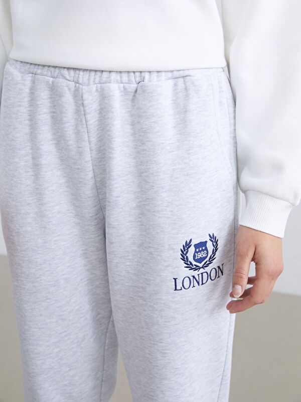 Moudda LC Waikiki - Pantalon en jersey Femme Mélange gris clair - Tunisie 3