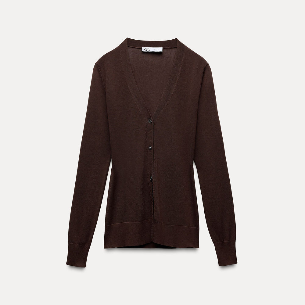 Moudda ZARA - Veste col en V en Tencel/lyocell/coton/soie – ensemble - Tunisie 2