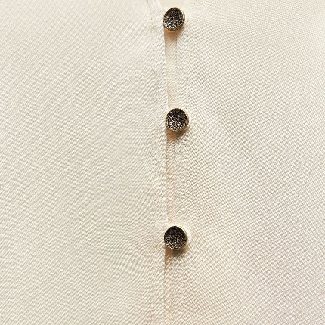 Moudda ZARA - Blouse à Nœud Boutons Dorés - Tunisie 4