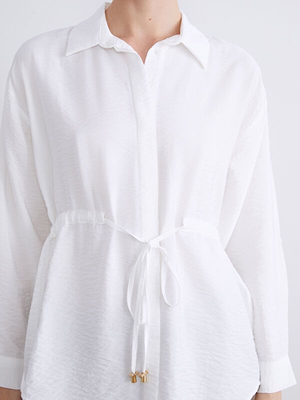 Moudda LC Waikiki - Tunique à manches longues Femme Ecru - Tunisie 3