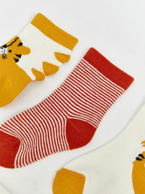 Moudda LC Waikiki - Chaussettes courtes Garçon Jaune moutarde - Tunisie 3