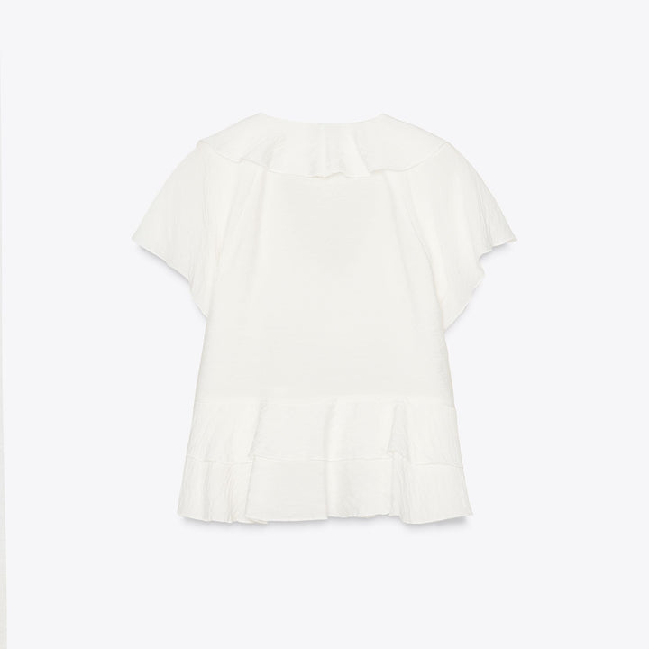 Moudda ZARA - Blouse Volants - Manches Courtes - Tunisie 2
