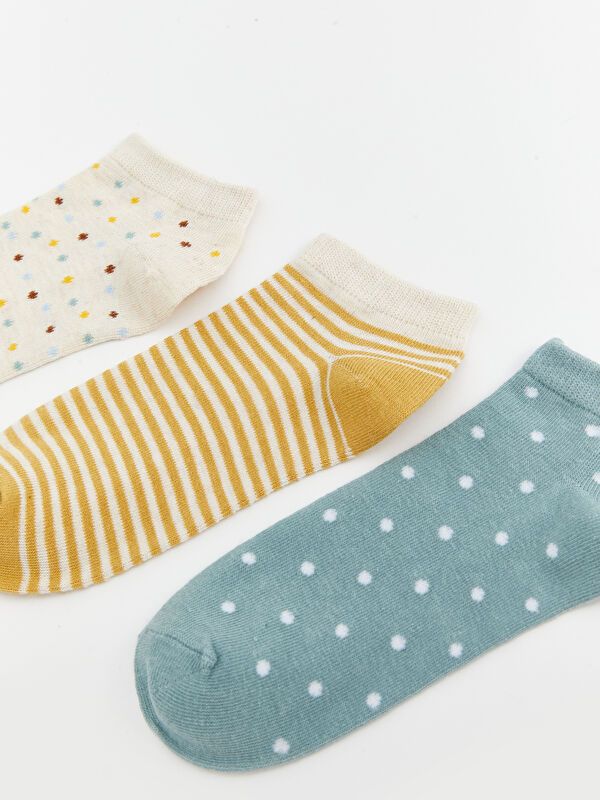 Moudda LC Waikiki - Chaussettes pour sneakers Femme Mélange beige - Tunisie 2