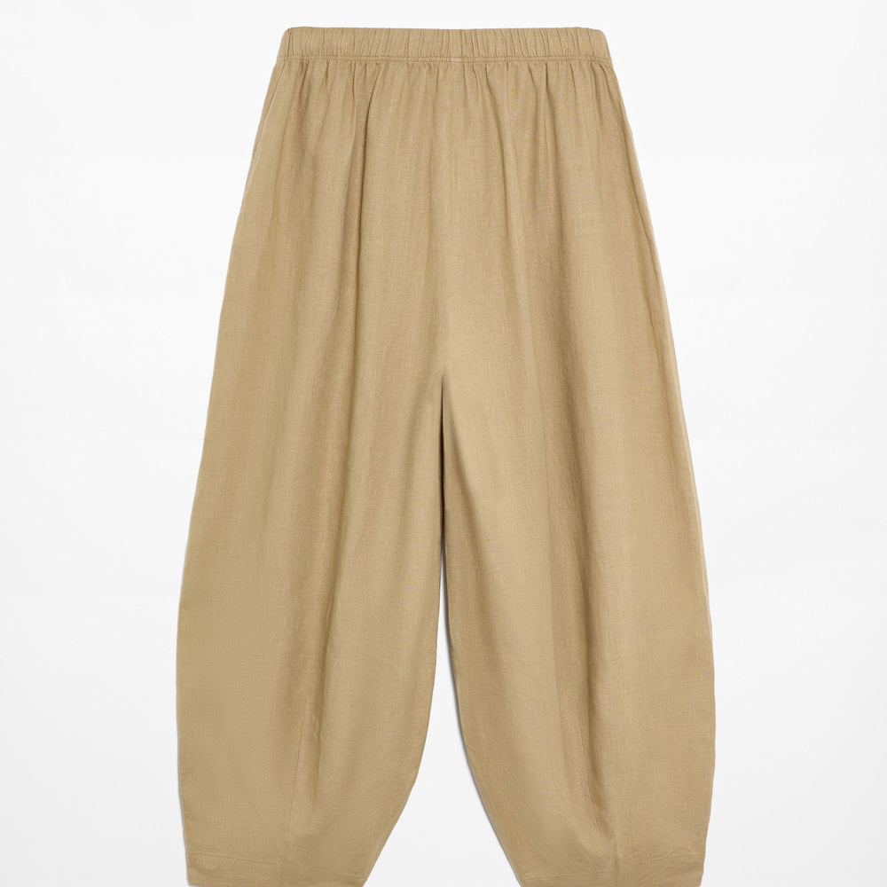 Moudda Oysho - Pantalon 100% Lin Ballon Taille Moyenne - Tunisie 2