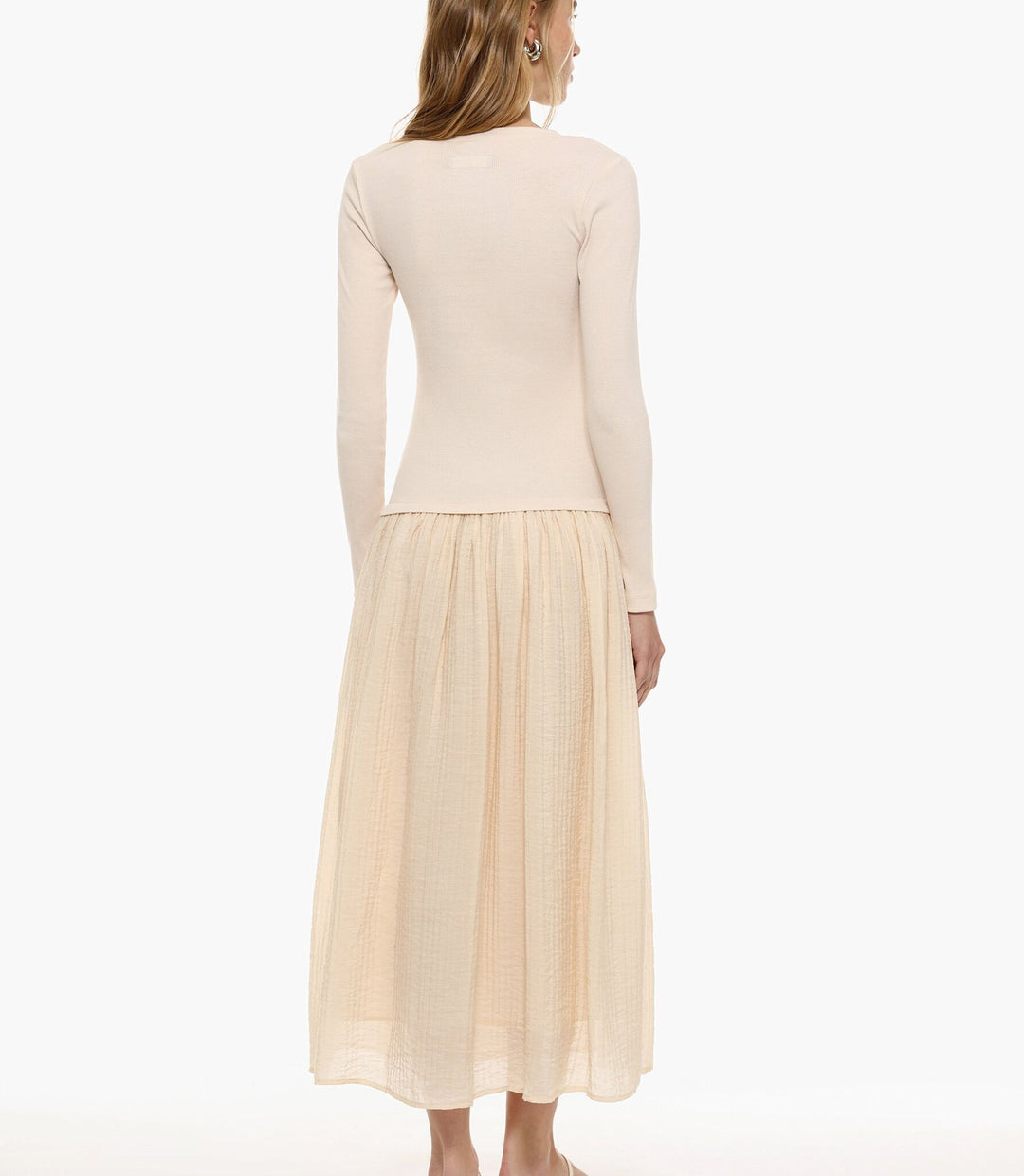 Moudda Lefties - Robe Midi Bi-matière - Côtes - Tunisie 5
