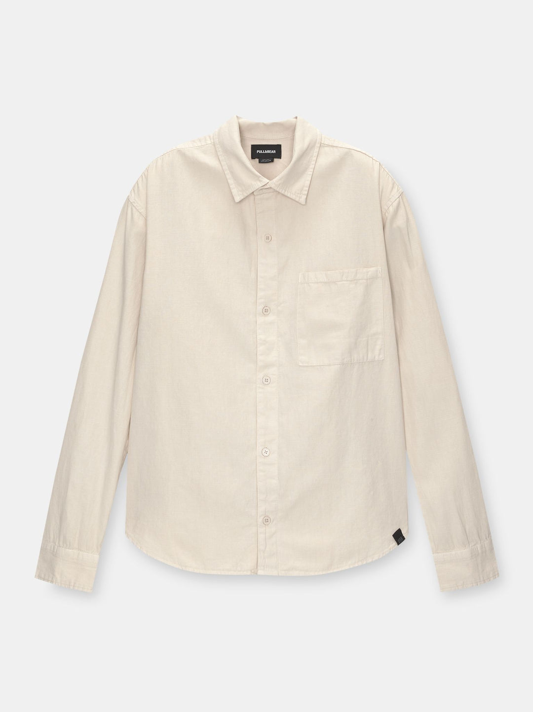 Moudda PULL & BEAR - Chemise Manches Longues Structure Lavée Basique - Tunisie 2