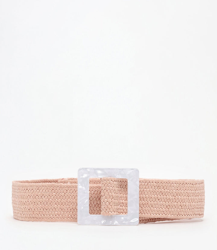 Moudda Lefties - Ceinture Rafia - Boucle Carrée - Tunisie 1