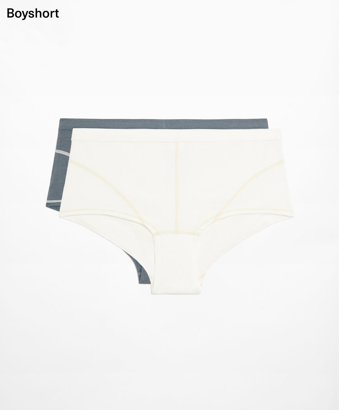 Moudda Oysho - Culotte 2D Coton Côtelé Collection Contraste Boyshort - Tunisie 1