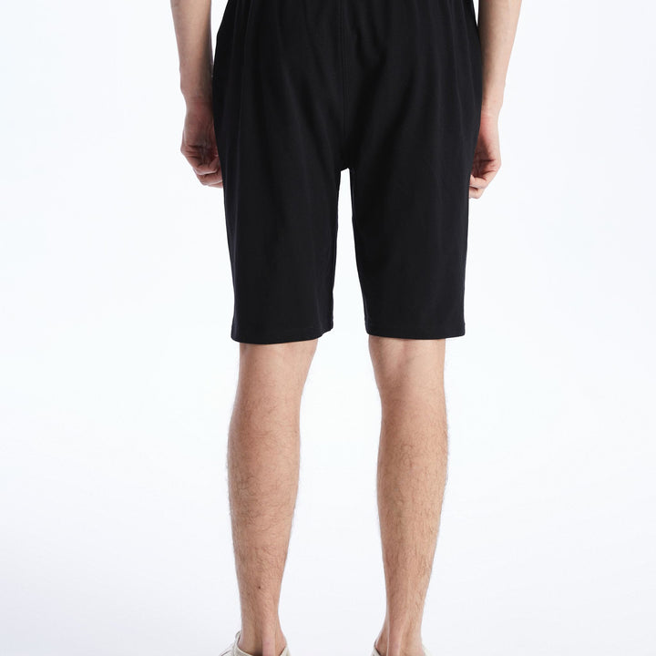 Moudda LC Waikiki - Short / bermuda jersey basique Homme Noir - Tunisie 5