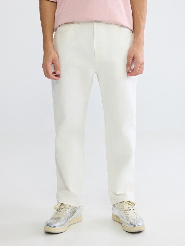 Moudda LC Waikiki - Jean basique en denim pour Homme couleur Rodeo blanc - Tunisie 2