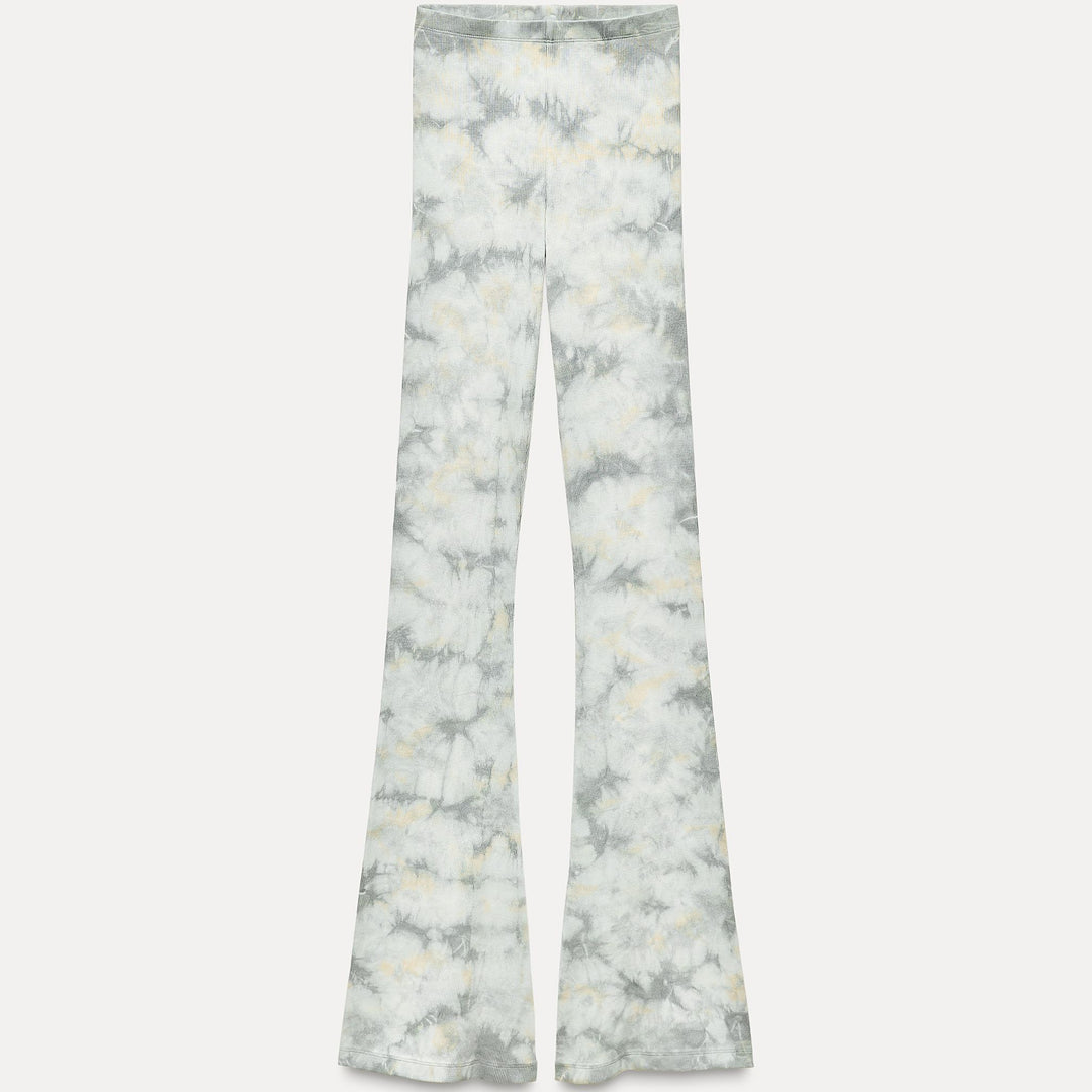 Moudda ZARA - Pantalon côtelé évasé, teint tie & dye - Tunisie 1