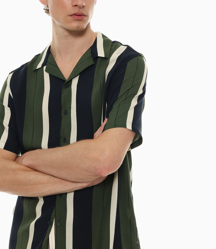 Moudda Lefties - Chemise Viscose Resort - Rayures - Tunisie 5