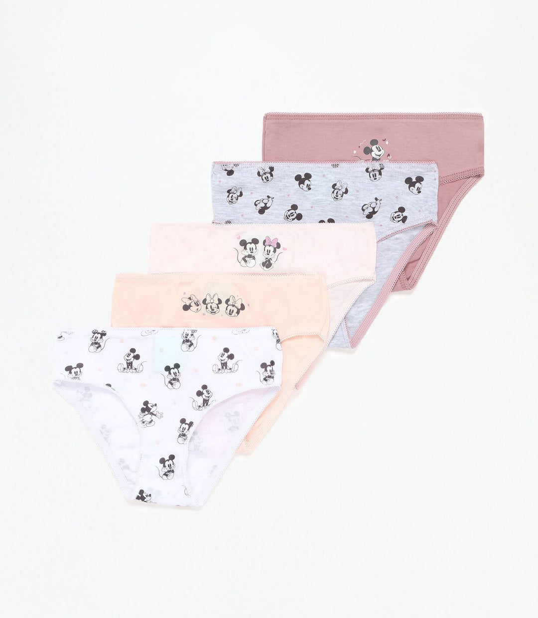 Moudda Lefties - Pack 5 Culottes - Minnie Mickey (Licence) - Tunisie 1