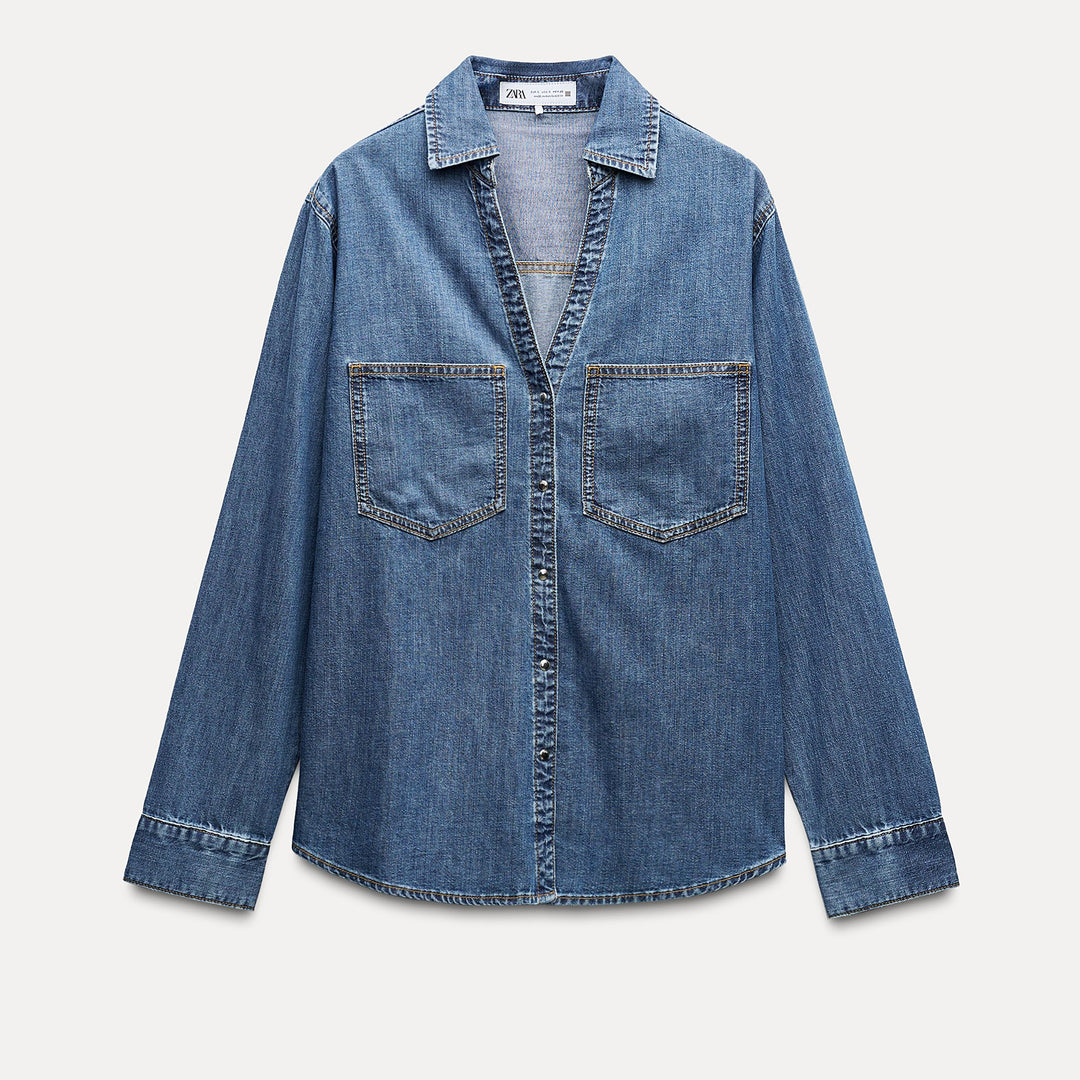 Moudda ZARA - Chemise en Jean à Poches Plaquées - Tunisie 2