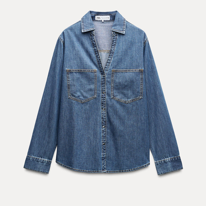Moudda ZARA - Chemise en Jean à Poches Plaquées - Tunisie 2