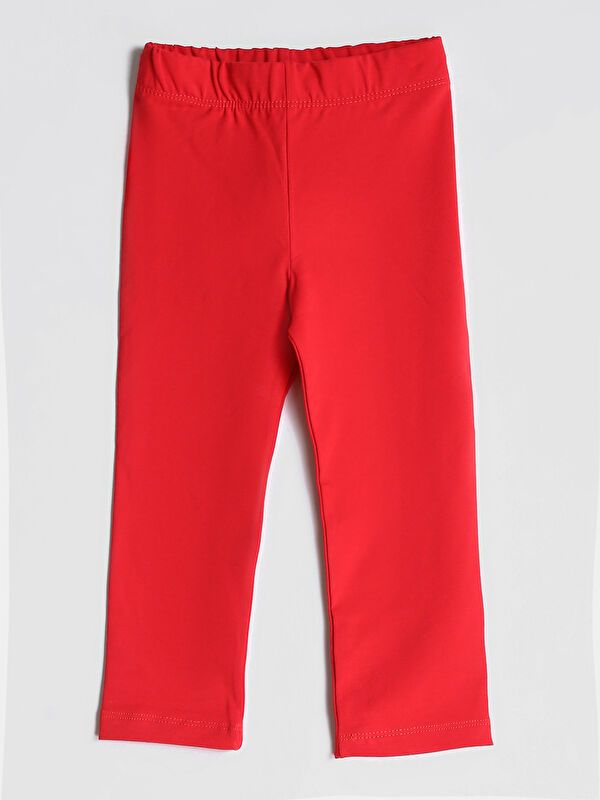 Moudda LC Waikiki - T-shirt jersey stretch basique Fille Rouge - Tunisie 1