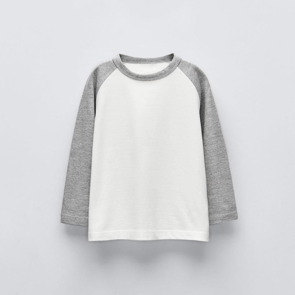 Moudda ZARA - Gris Vigo – t-shirt uni raglan sport - Tunisie 2