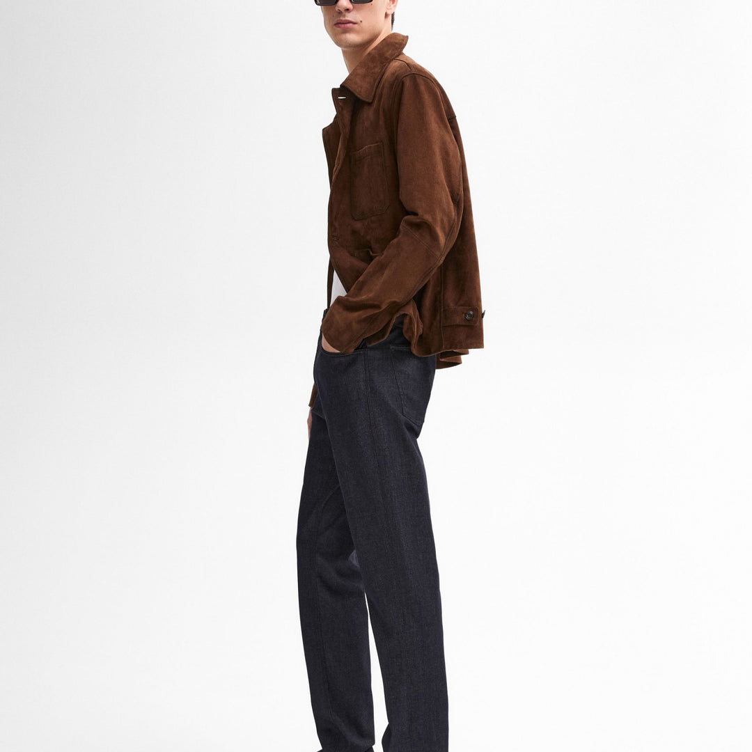 Moudda Massimo Dutti - Pantalon jean rinçé lavé coupe slim - Tunisie 8