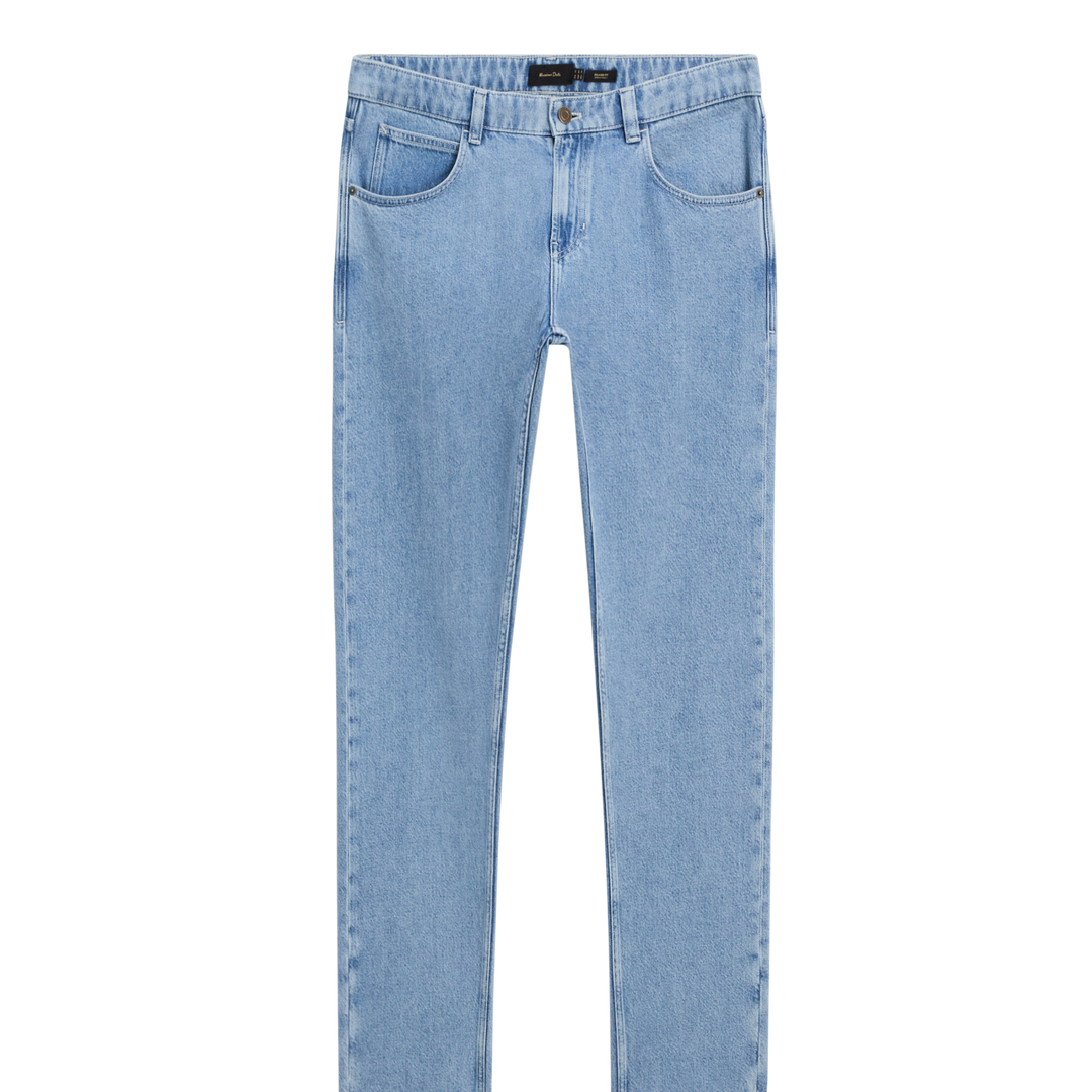 Moudda Massimo Dutti - Pantalon jean mi-délavé relaxed - Tunisie 2