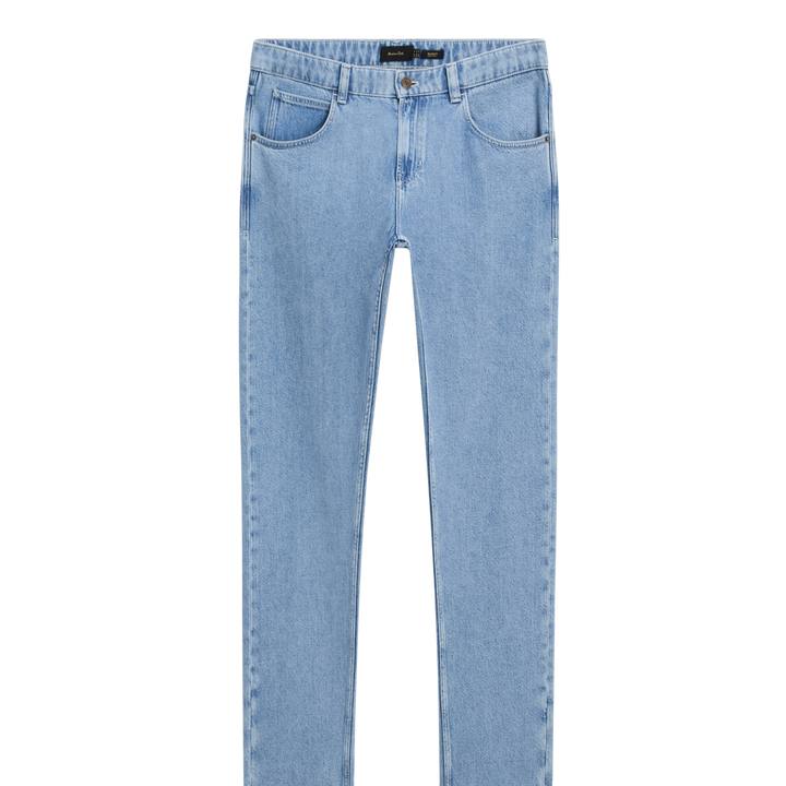 Moudda Massimo Dutti - Pantalon jean mi-délavé relaxed - Tunisie 2