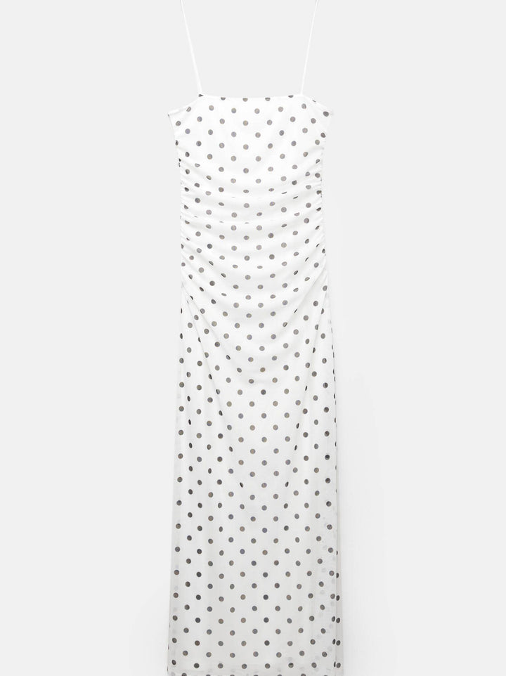 Moudda PULL & BEAR - Robe Midi - Fronces & Pois - Tunisie 3
