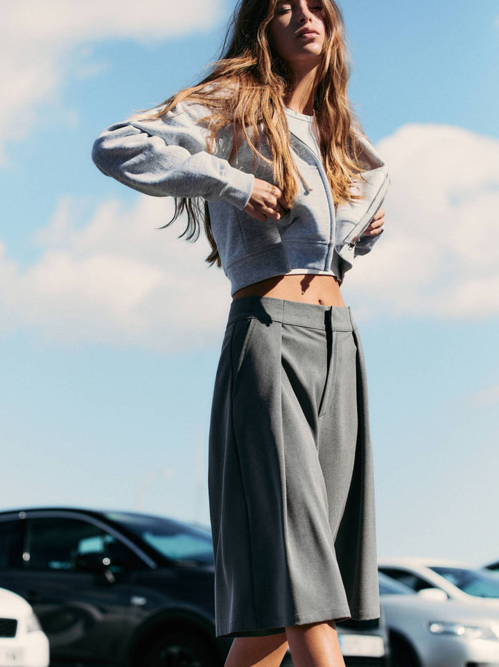 Moudda PULL & BEAR - Bermuda Oversize Pli En Ligne - Tunisie 7