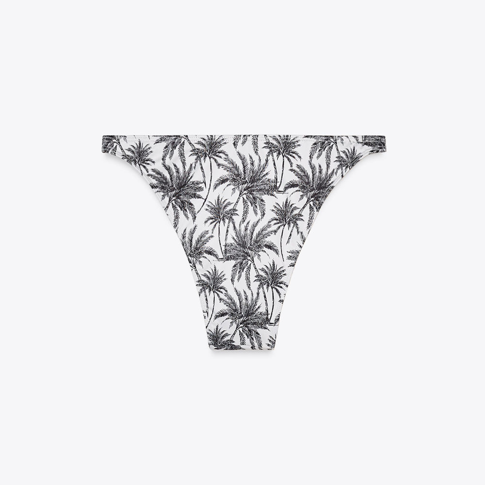 Moudda ZARA - Culotte Bikini - Imprimé Palmiers & Perles - Tunisie 2
