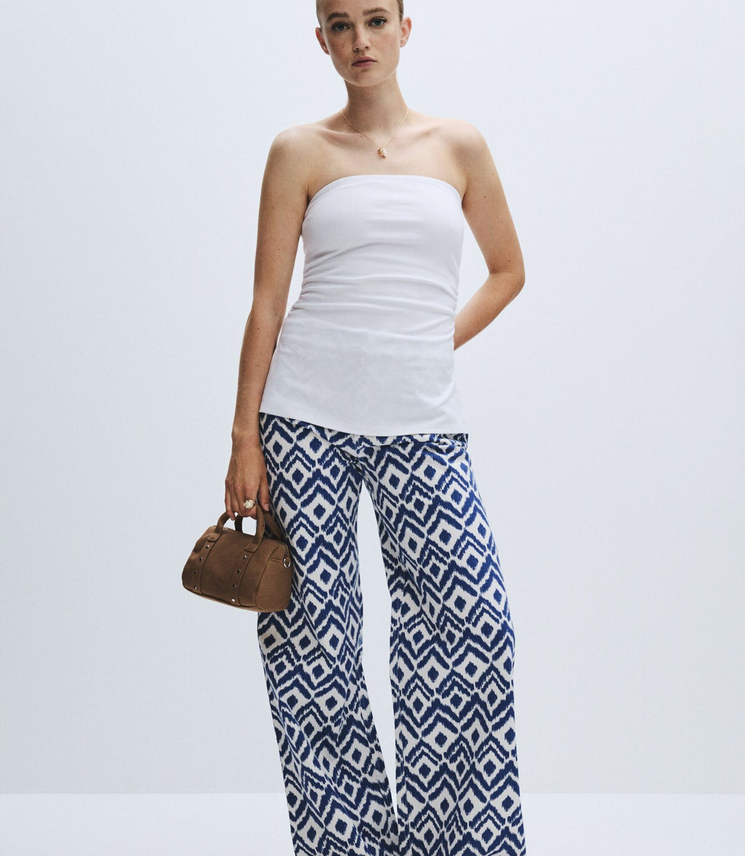 Moudda Lefties - Pantalon Wide Leg Denim Imprimé - Fille D5 - Tunisie 2